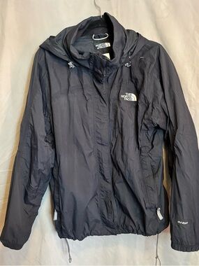 The North Face Black Hooded Rain Jacket